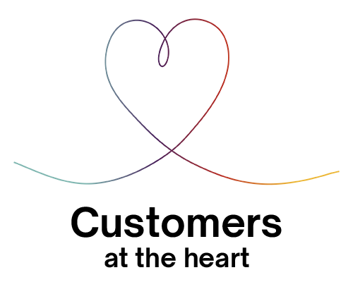 Customers at the heart