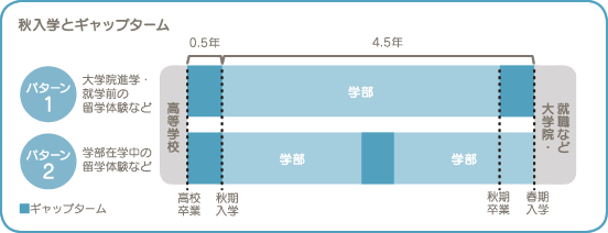 秋入学とギャップターム